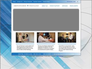 Web site www.abercrombieradiology.org, Abercrombie Radiological Cnslt